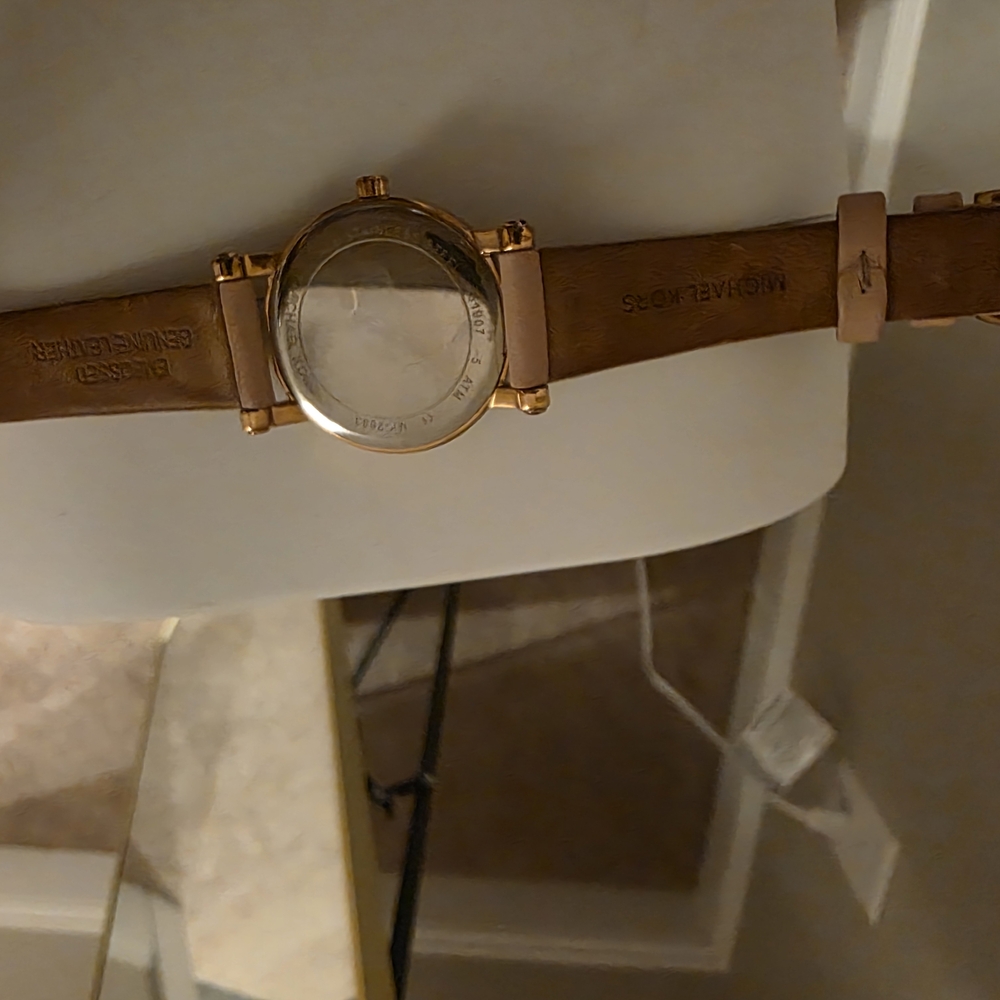 Michael Kors Pink & Gold Women's Watch - Picture 2 of 5